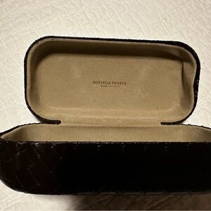 Bottega Veneta Quilted Black Eyewear Case